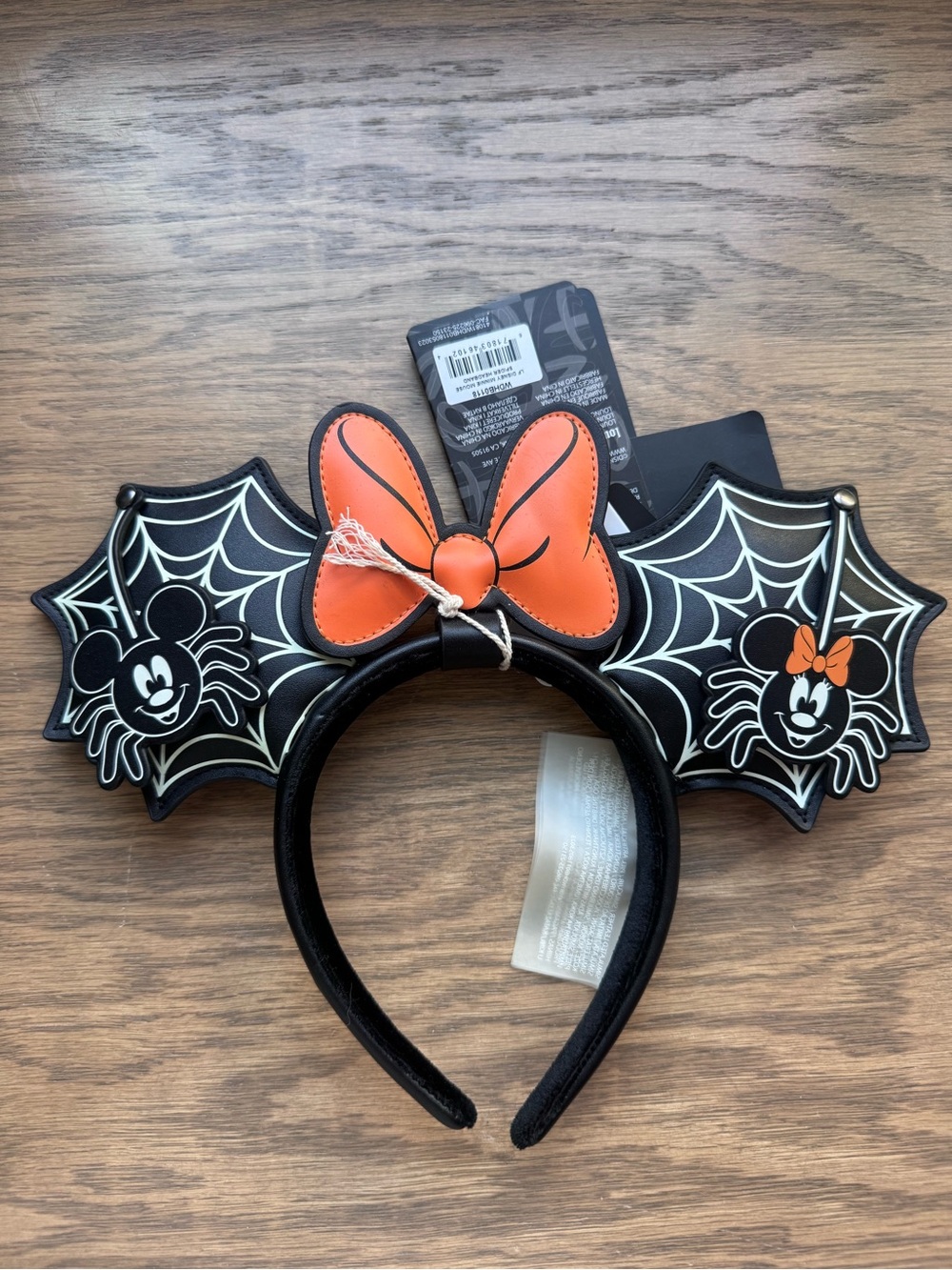 Loungefly Disney Mickey and Minnie Mouse Spider Ear Headband